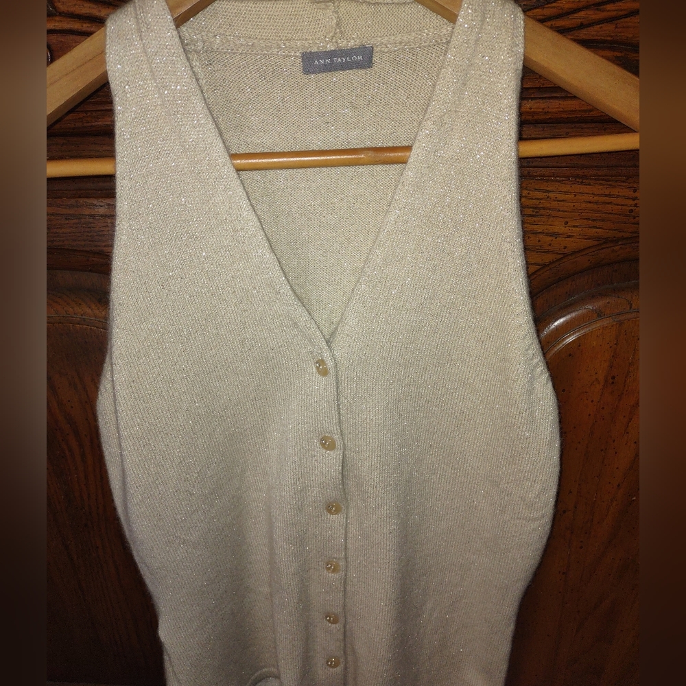 Shimmering knit sweater one of a kind